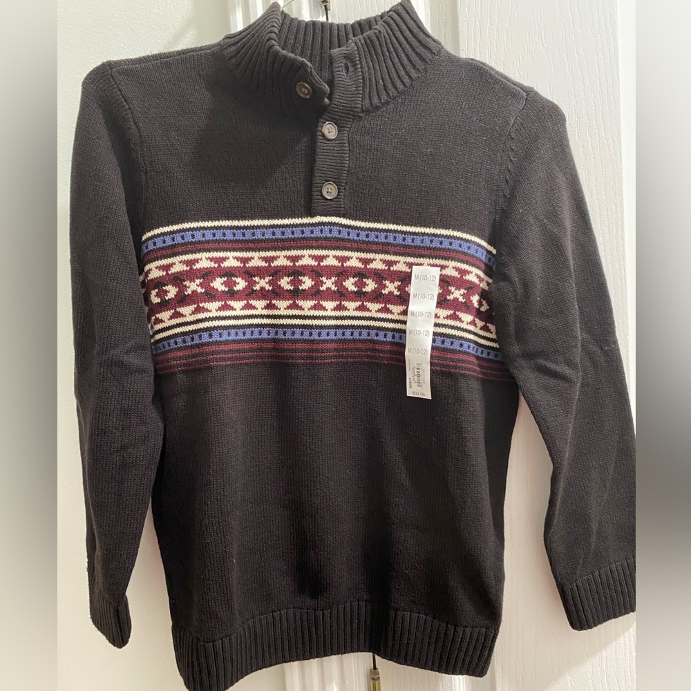 Sonoma sweater. Boys 10/12. NWT.